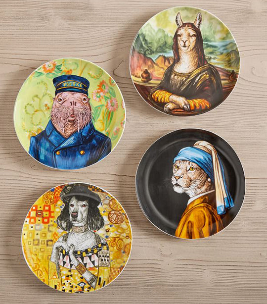 Dapper shop animal plates