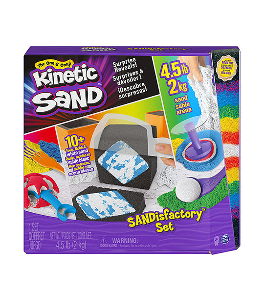 Kinetic Sand, Rainbow Mix Set With 3 Colours Of Kinetic Sand (382g) And 6  Tools