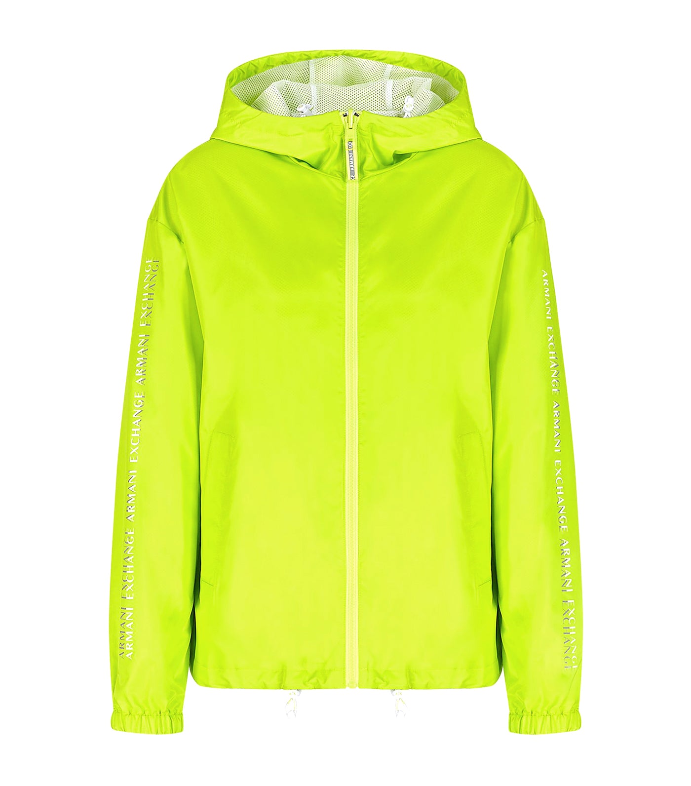 Recycled Reversible Hooded Jacket White