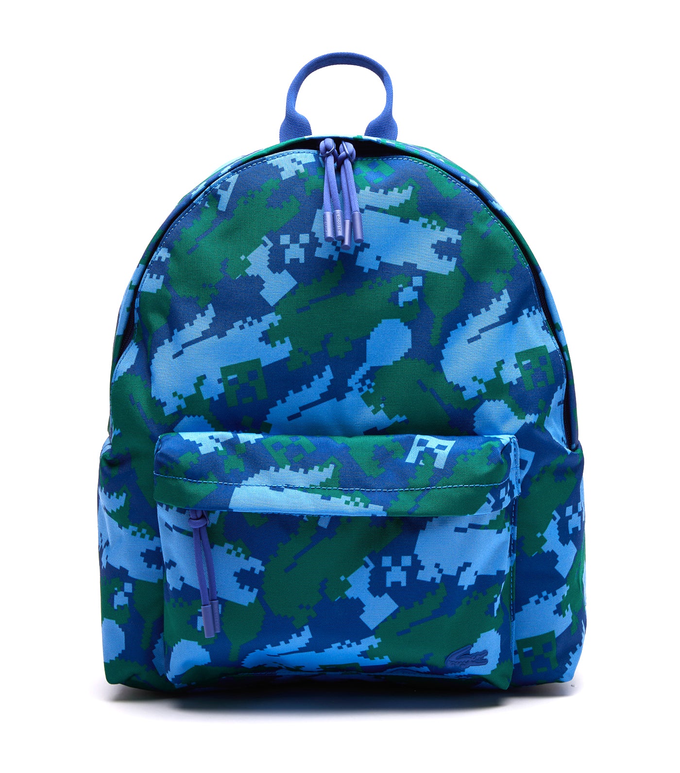 Unisex Lacoste x Minecraft Canvas Backpack Camouflage Minecraft