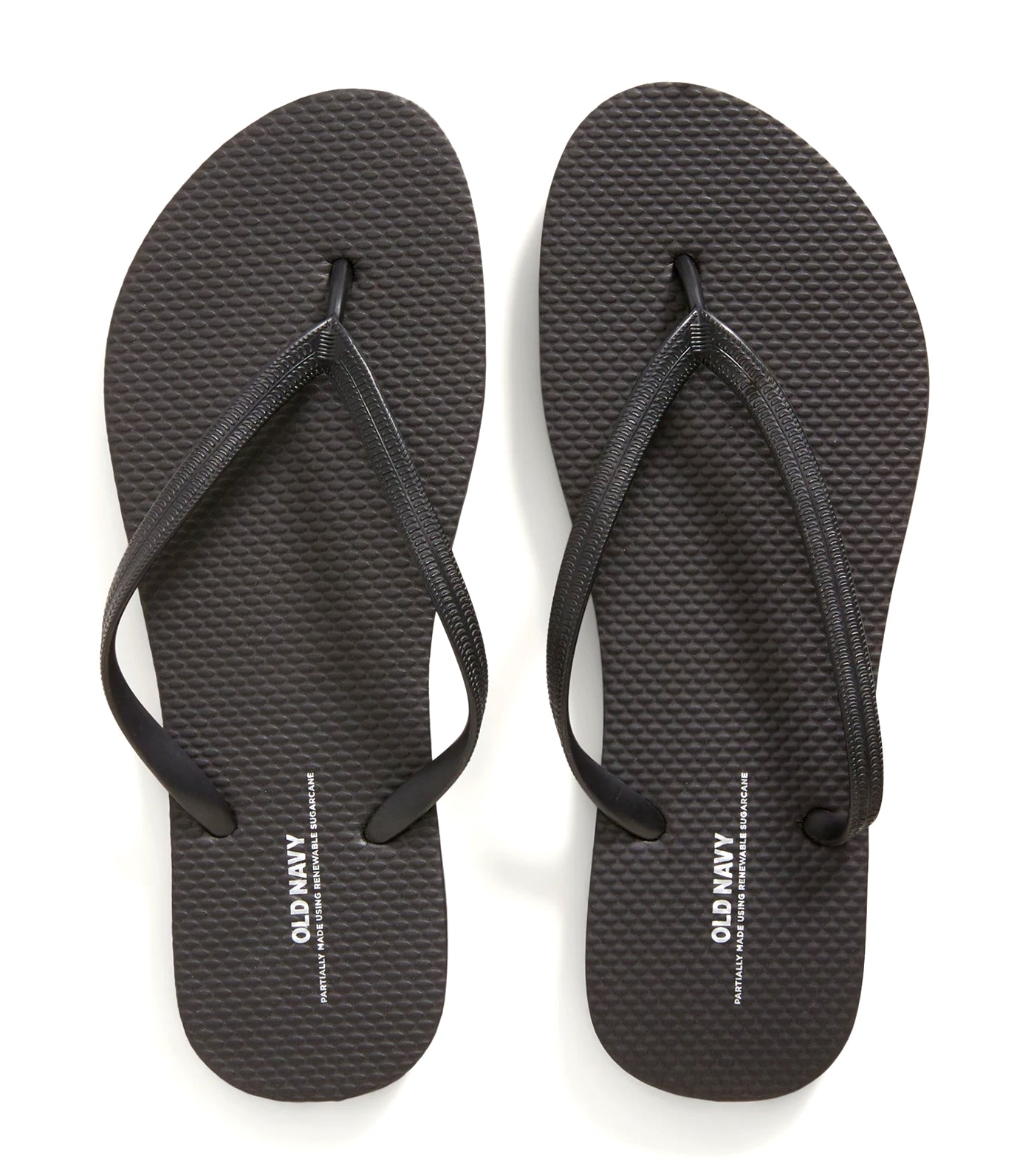 Plant-Based Flip-Flop Sandals for Women Black Jack