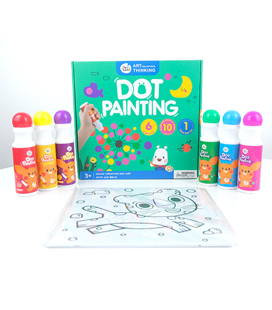 Dot Painting and Book - 6 Colors
