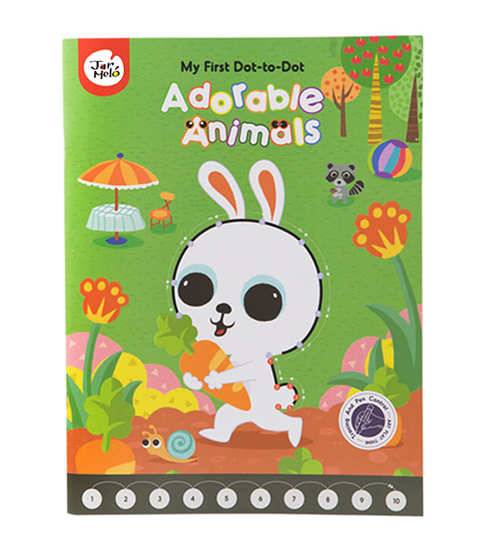 My First Dot-to-Dot Drawing Book - Adorable Animals