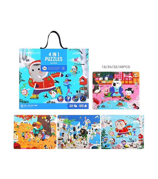 4 in 1 Puzzles - Seasons