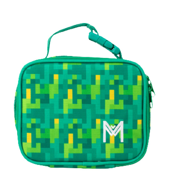 Mini Insulated Lunch Bag Pixels - Green