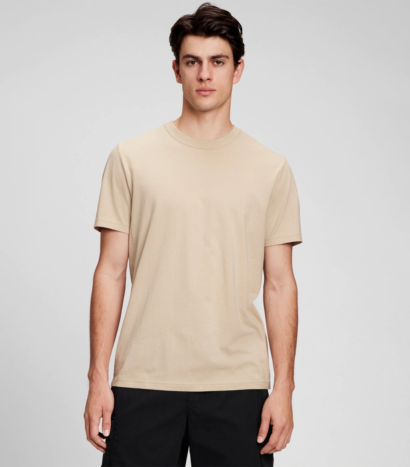 Everyday Soft Crewneck T-Shirt Sand Khaki