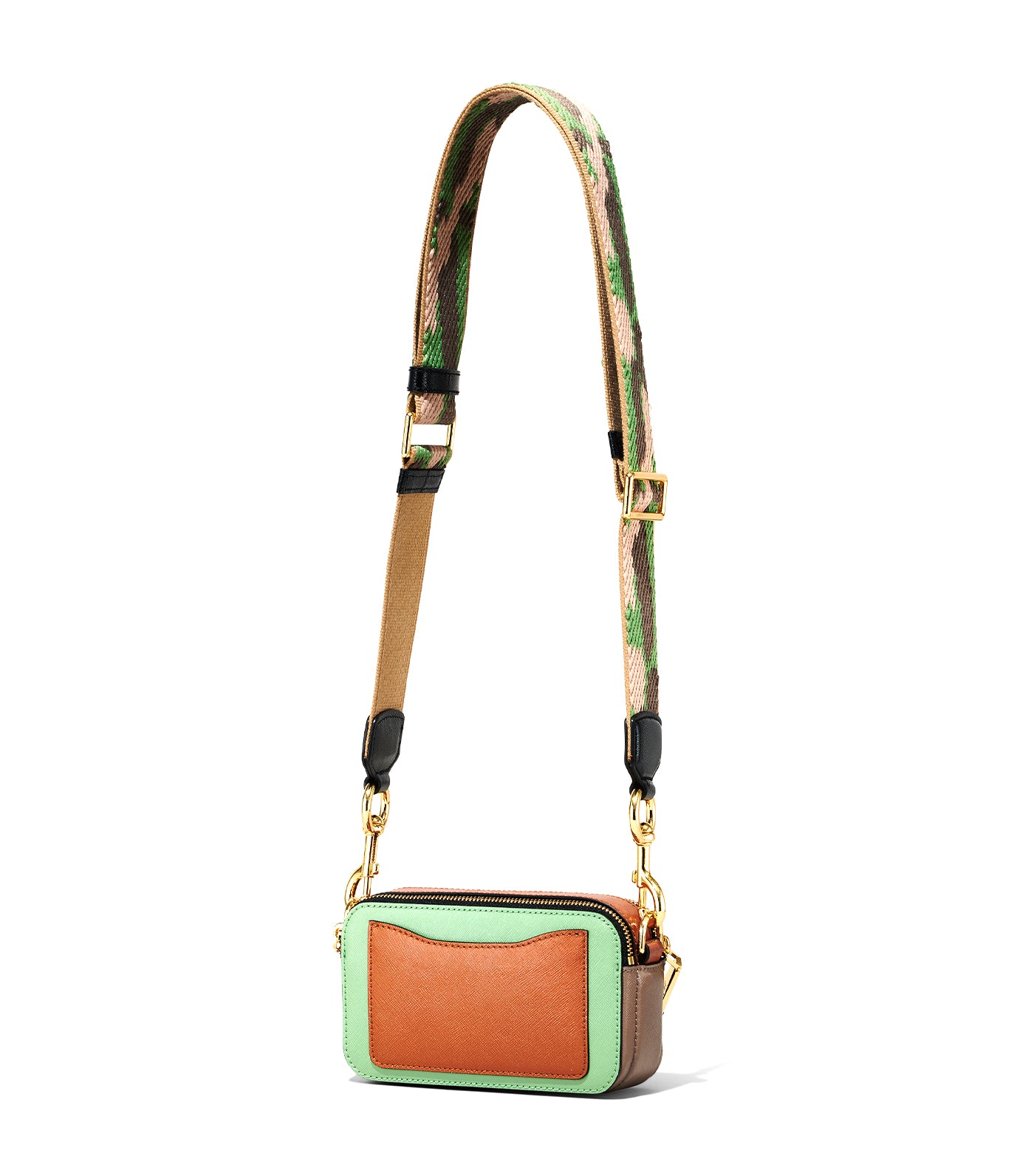Marc Jacobs The Snapshot Camera Bag Aspen Green/Brown in Leather with  Gold-tone - US