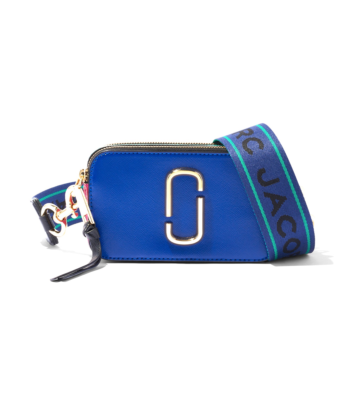 Marc Jacobs The Snapshot Small Camera Bag New Academy Blue Multi