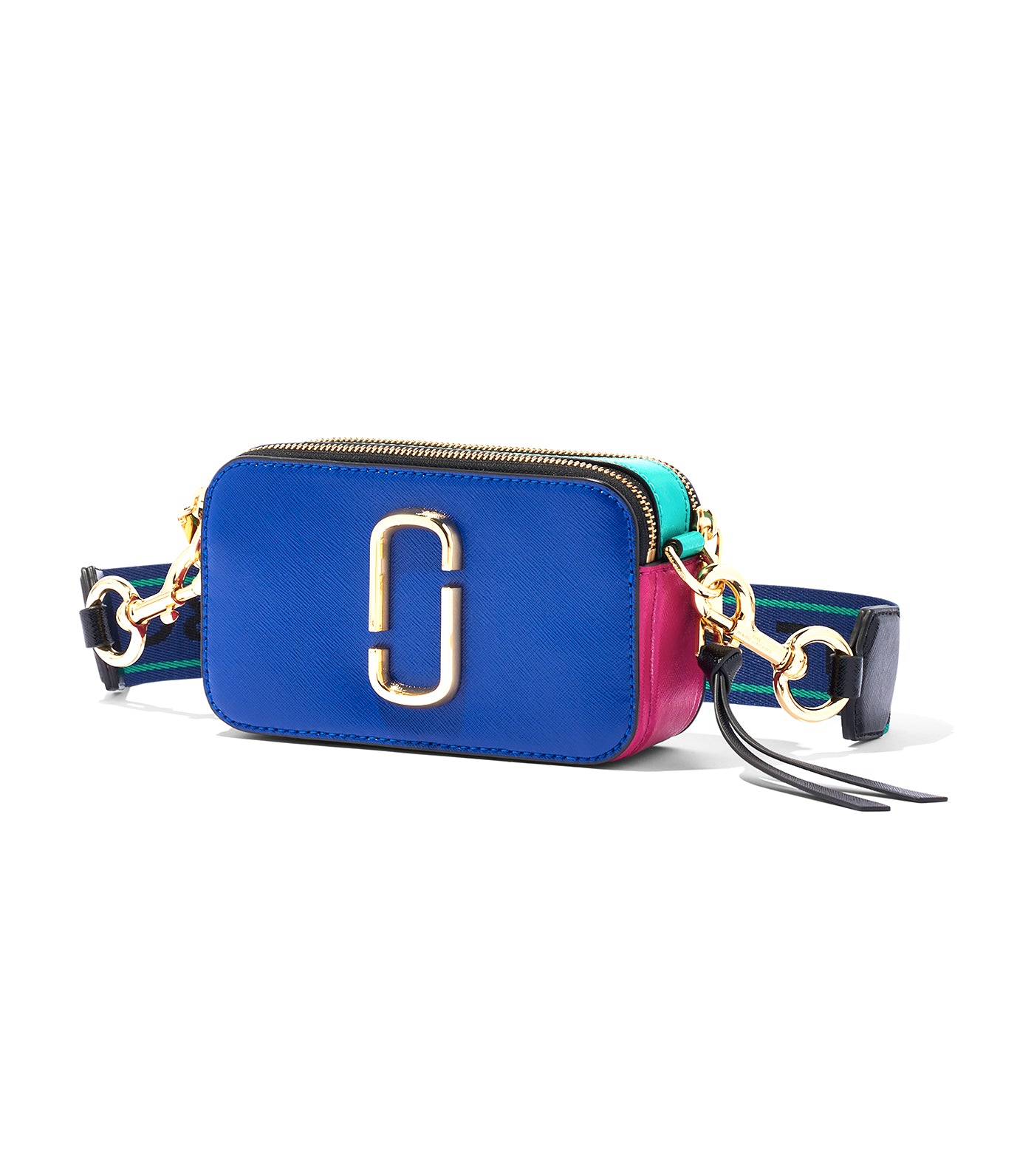 Marc Jacobs The Snapshot Small Camera Bag New Academy Blue Multi