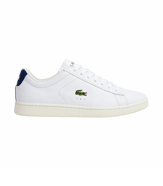Men's Carnaby Leather Accent Heel Sneakers White/Dark Blue