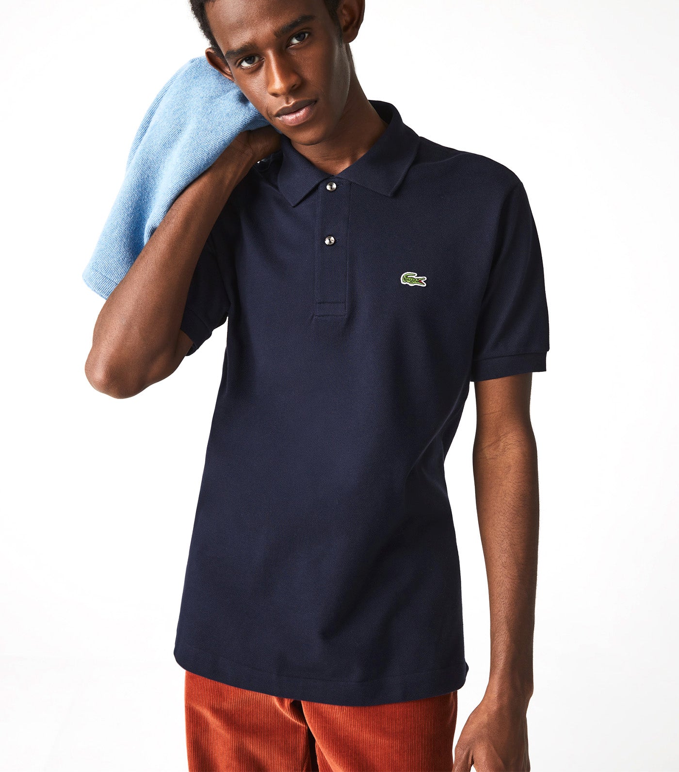 Classic Fit L.12.12 Polo Shirt Navy Blue