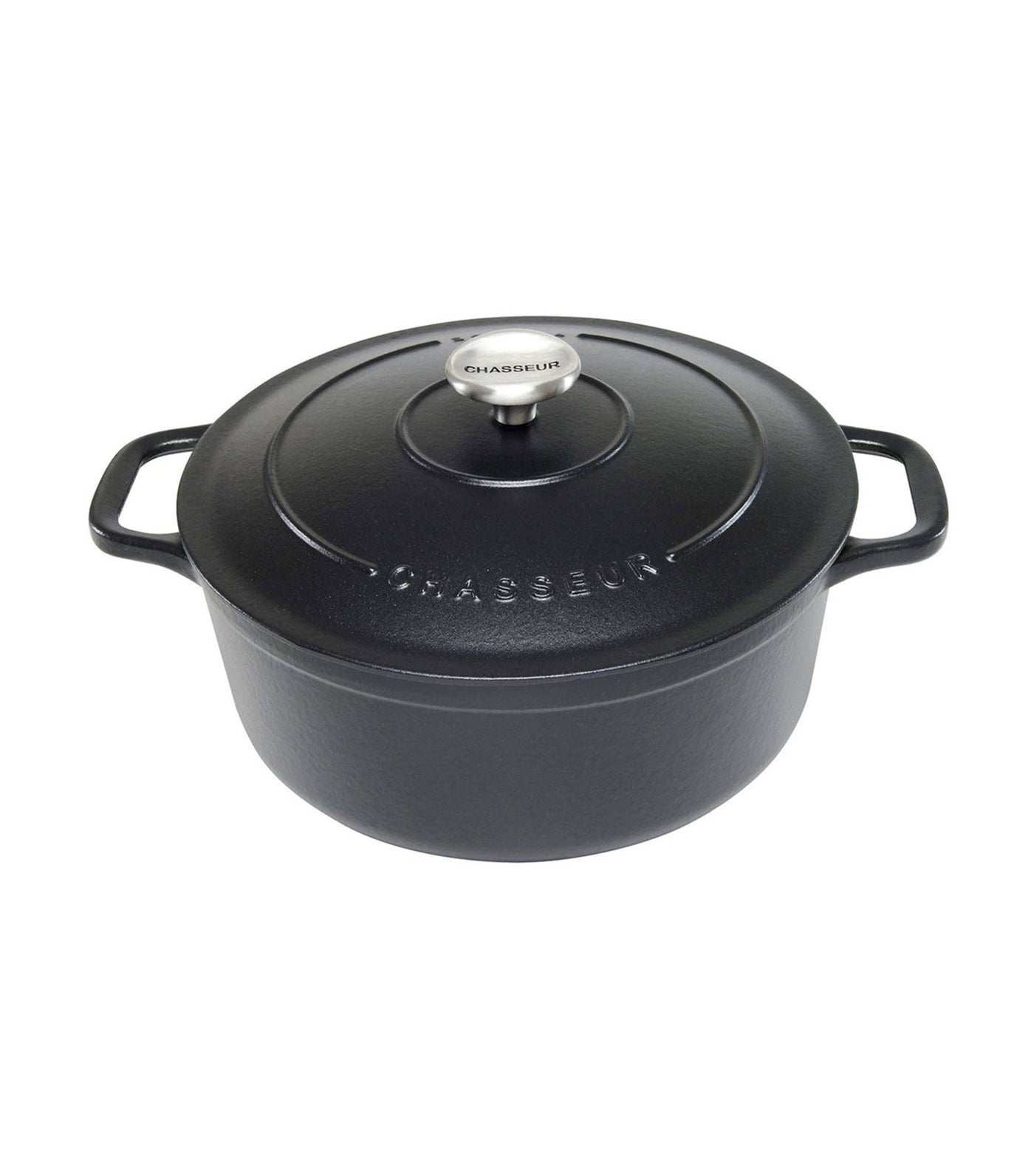 Chasseur Round French Oven Matte Black