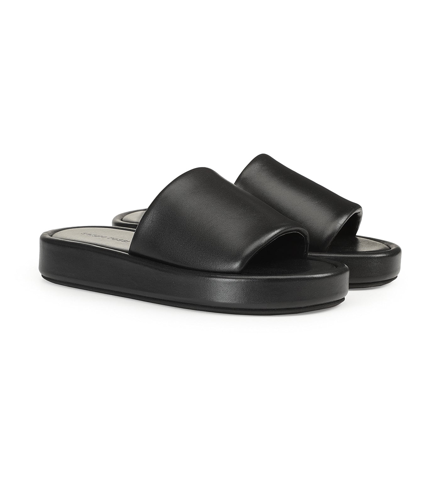 sr1 Tara Flat Sandal 10mm Nero