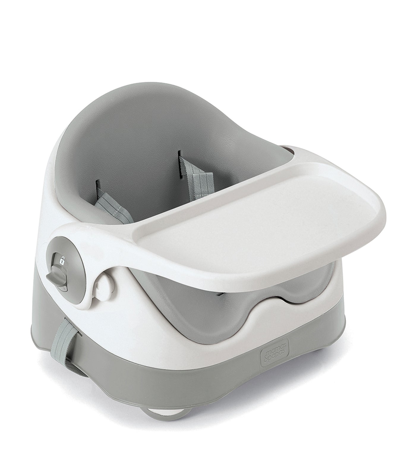 Baby Bud Booster Seat with Detachable Tray - Pebble Grey
