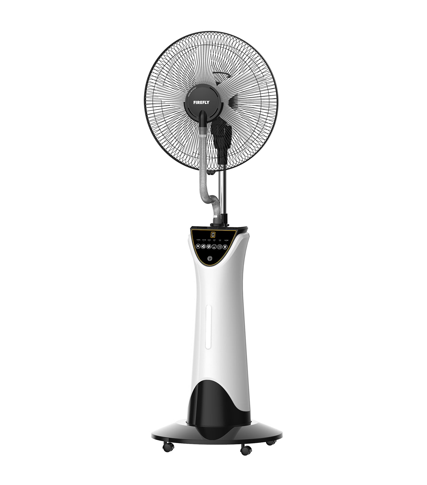 Firefly Rechargeable Stand Fan with Mist and LED Night Light