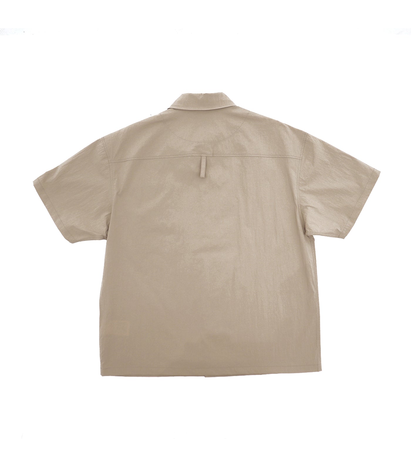 Contemporary Short Sleeve Shirt Beige