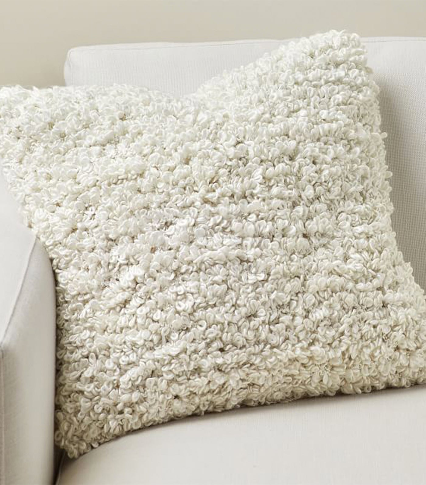 Pottery Barn Micro Poodle Pillow Cover
