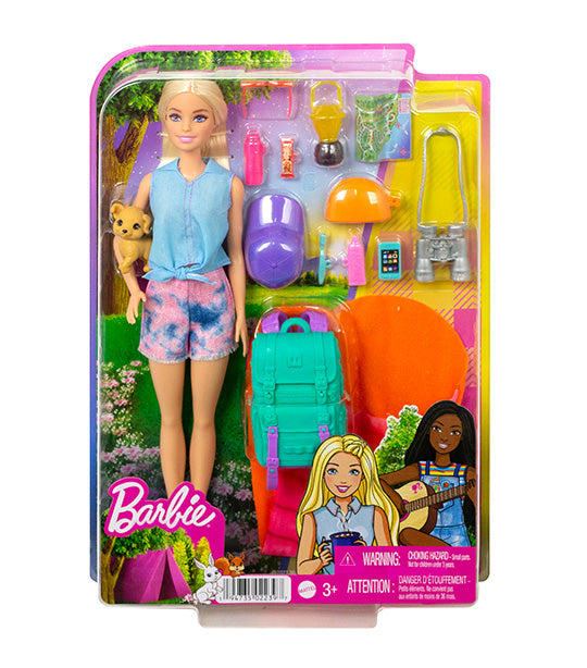 Camping Doll And Accessories - Blonde