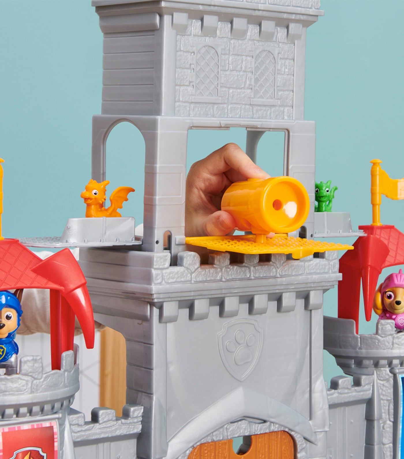  Paw Patrol, Rescue Knights Castle HQ Transforming 11-Piece  Playset with Chase and Mini Dragon Draco Action Figures, Kids Toys for Ages  3 and up : Toys & Games