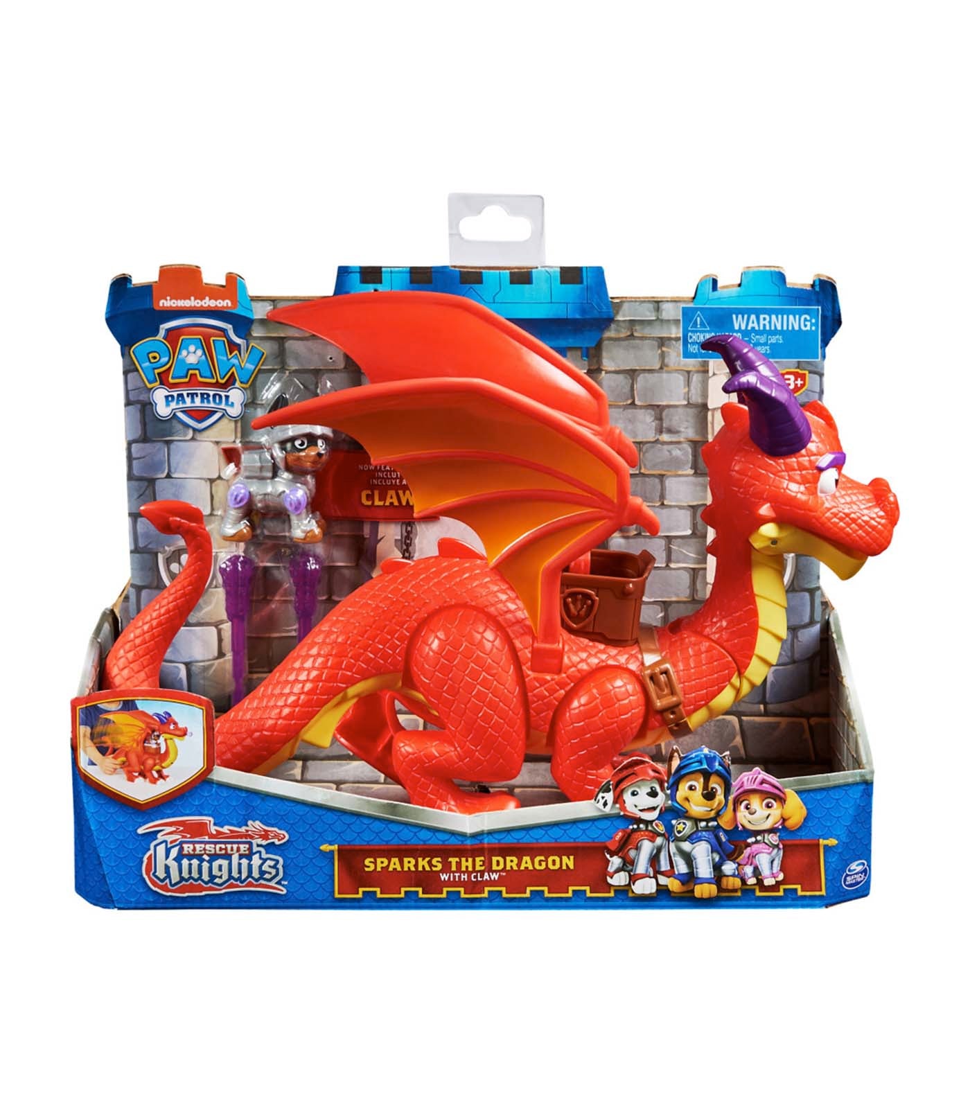 Rescue Knight - Sparks the Dragon and Claw Figure Set