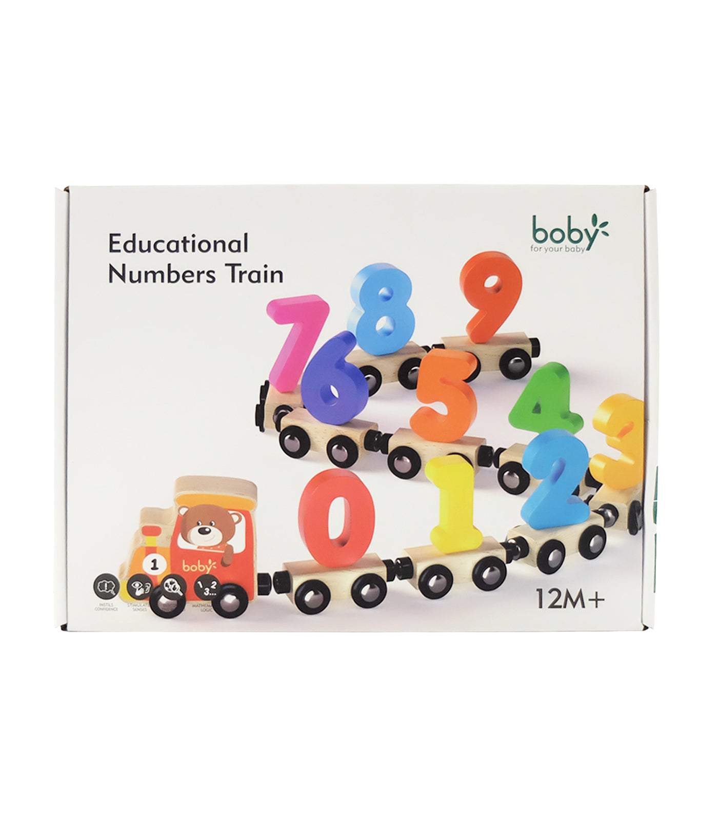 Wooden Educational Numbers Train