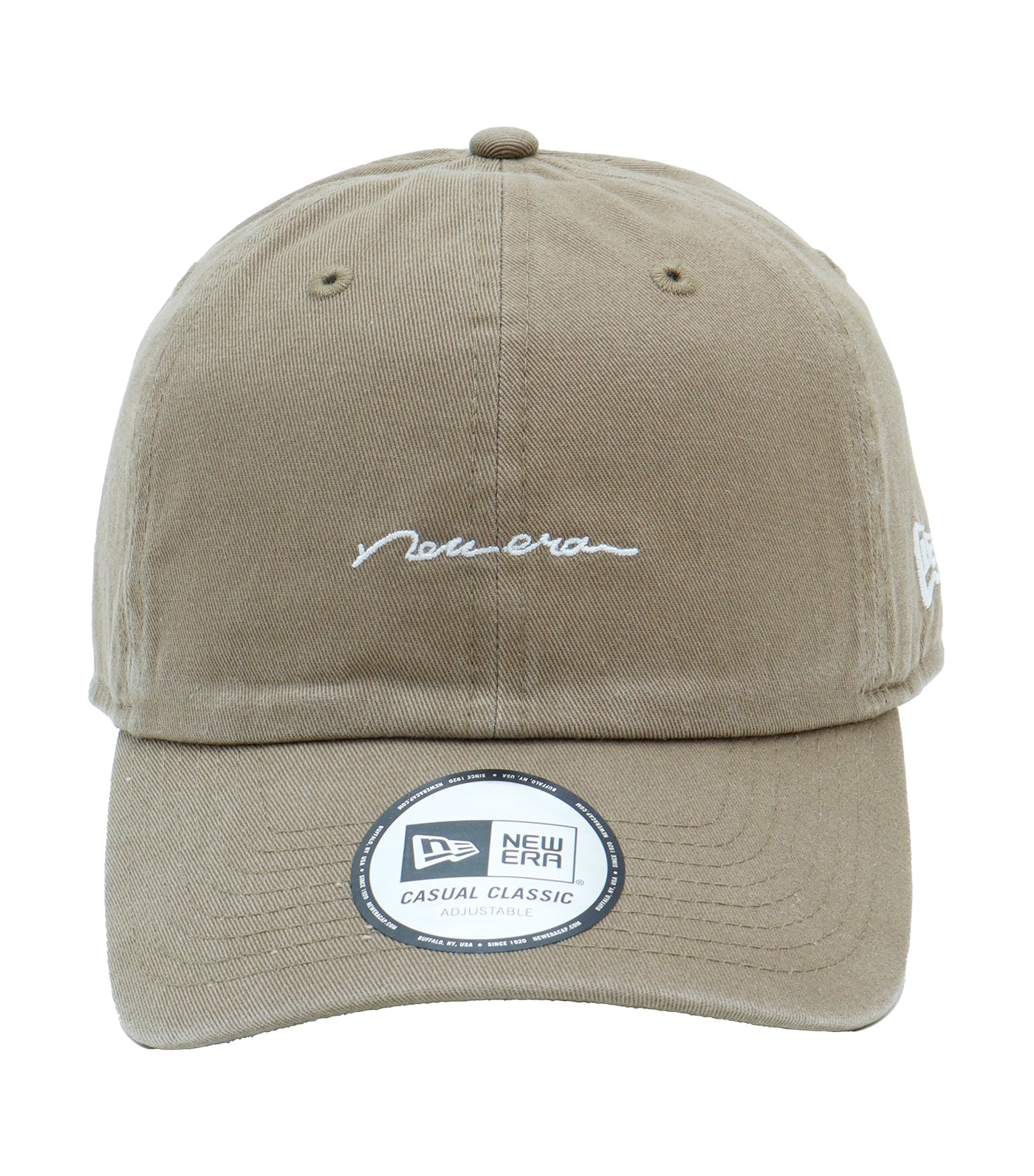 New Era Embroidery Casual Classic Cap Khaki