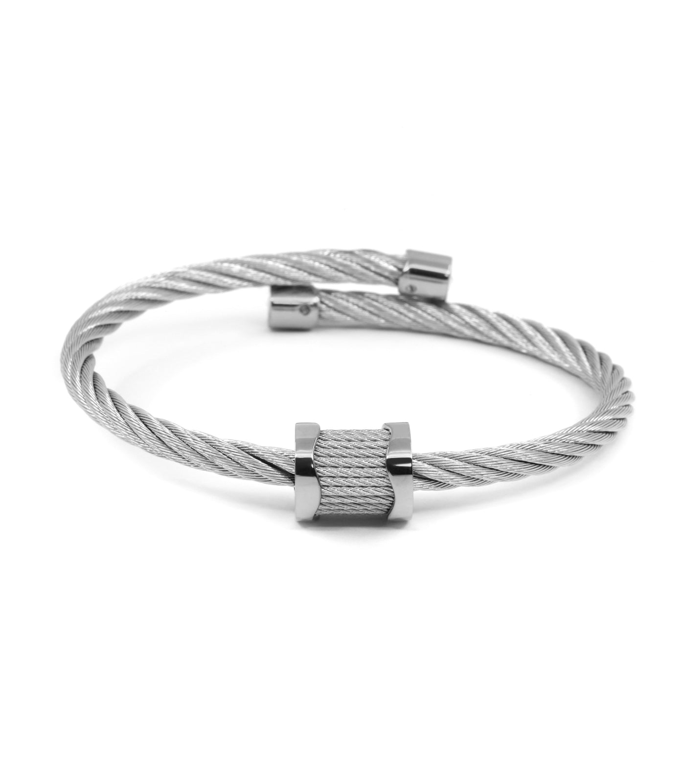 Forever Waves Bangle Silver