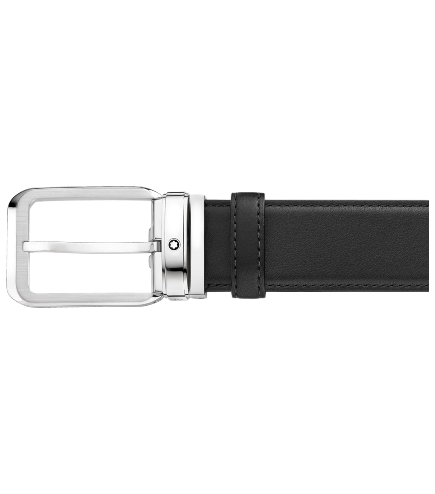  Montblanc 35mm Leather Belt Black 