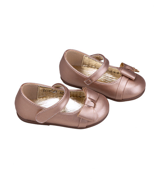 Tate Mary Janes for Girls - Rosegold
