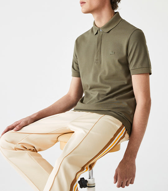 Men's Paris Polo Shirt Regular Fit Stretch Cotton Piqué Tank