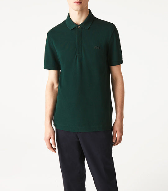 Men's Paris Polo Shirt Regular Fit Stretch Cotton Piqué Sinople