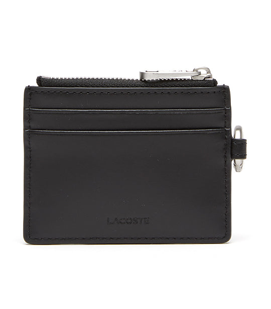Lacoste Men's Chantaco Snap Hook Card Holder Noir | Rustan's