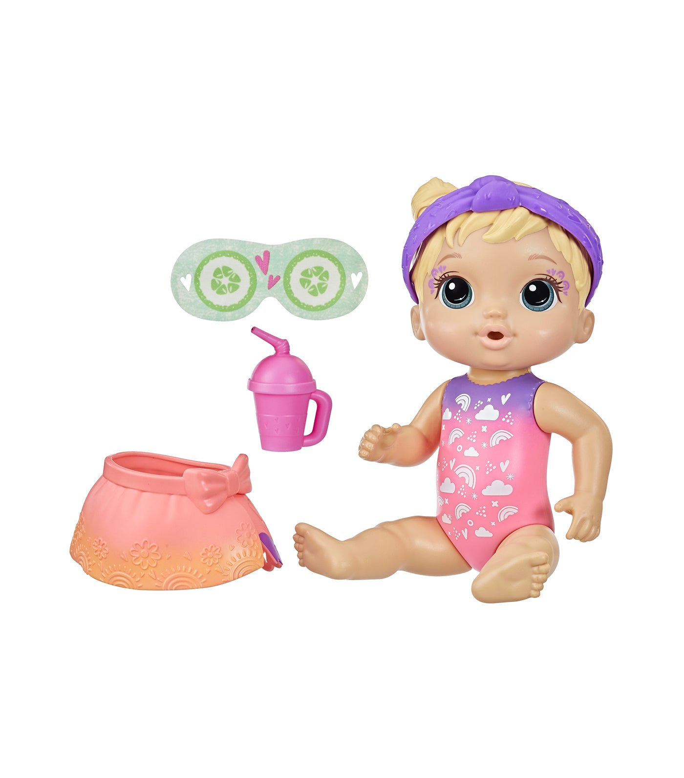Baby Alive Rainbow Spa Baby Doll - Blonde