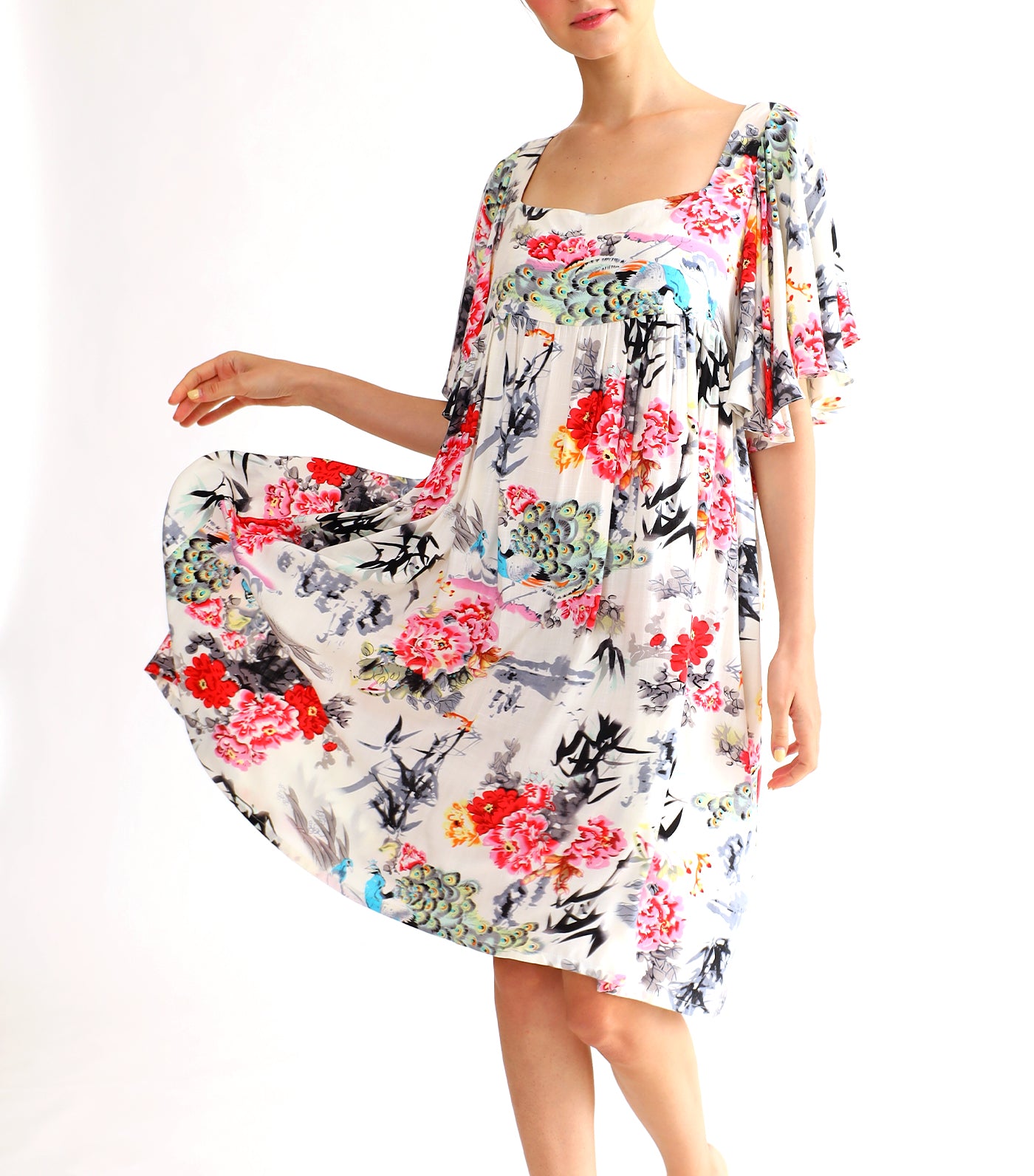 Ally Housedress Floral Print Multi