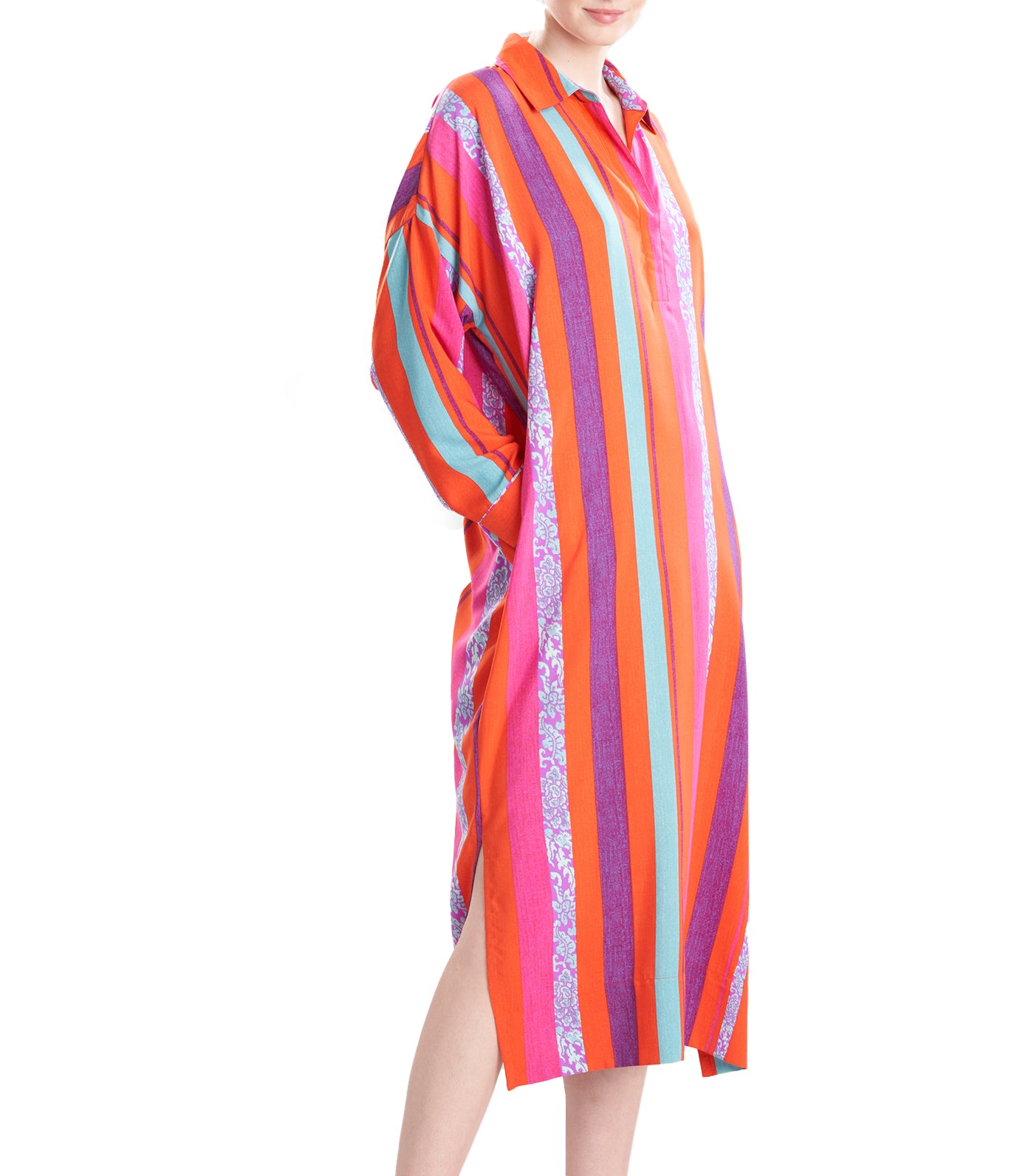 Inju Caftan Orange Combo