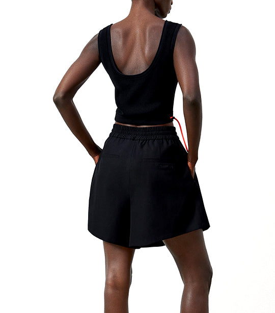Sporty Bermuda Shorts Black