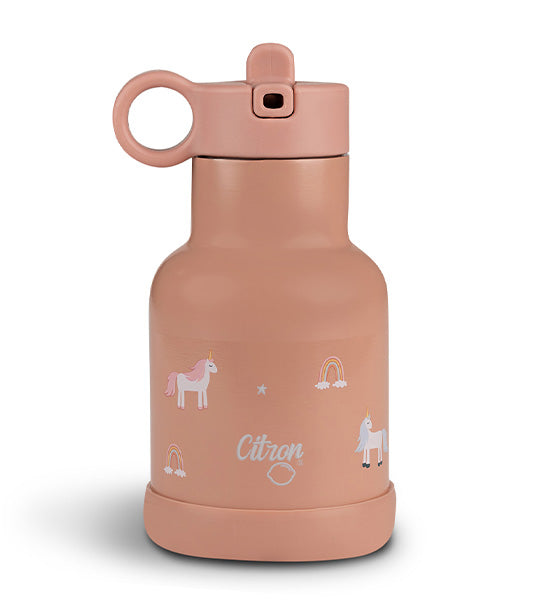 250ml Triple Insulated QR-Enabled Lost-Proof Water Bottle - Unicorn