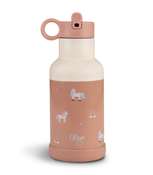 350ml Triple Insulated QR-Enabled Lost-Proof Water Bottle - Unicorn