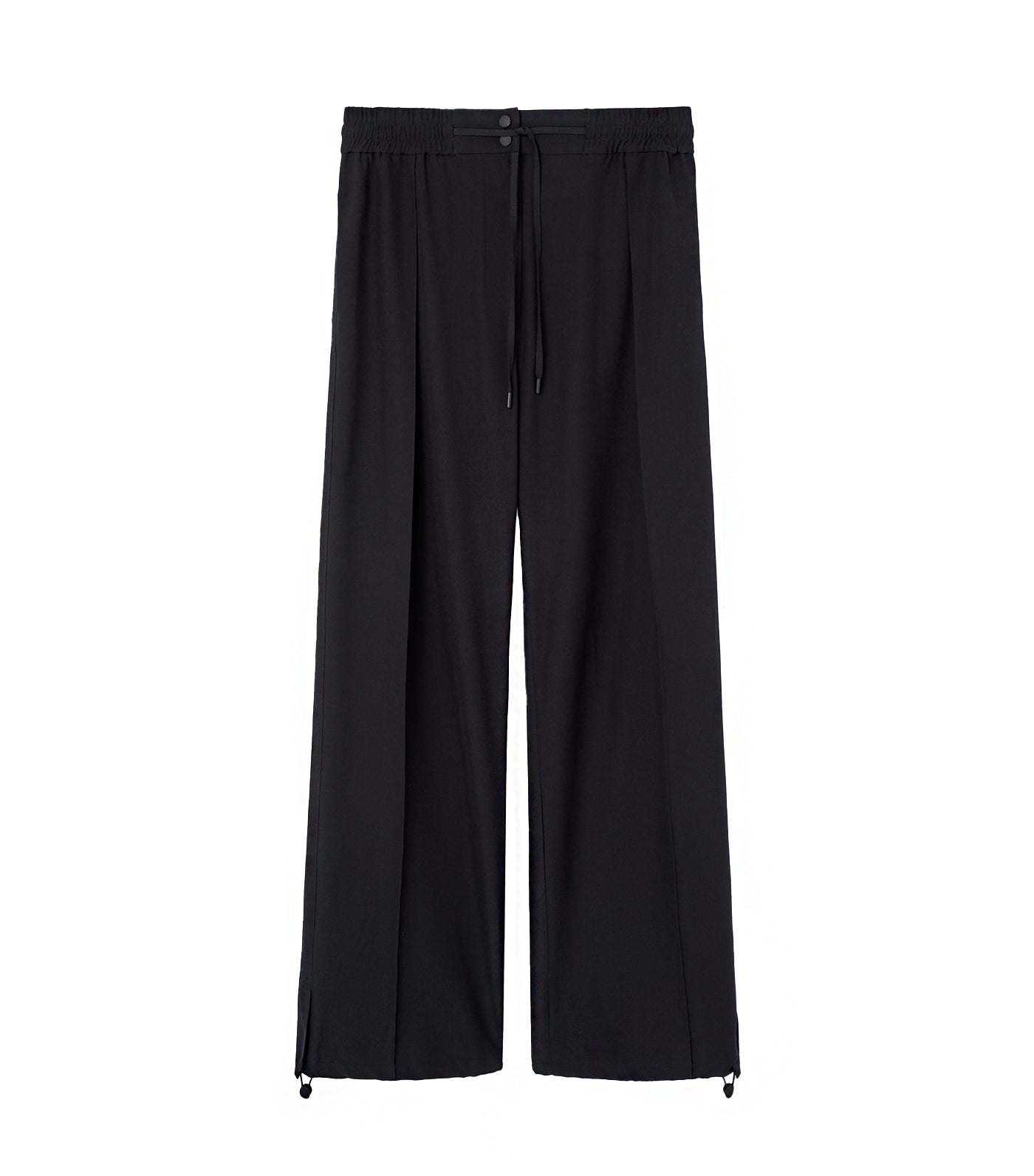Recycled Polyester Jogger Trousers Black
