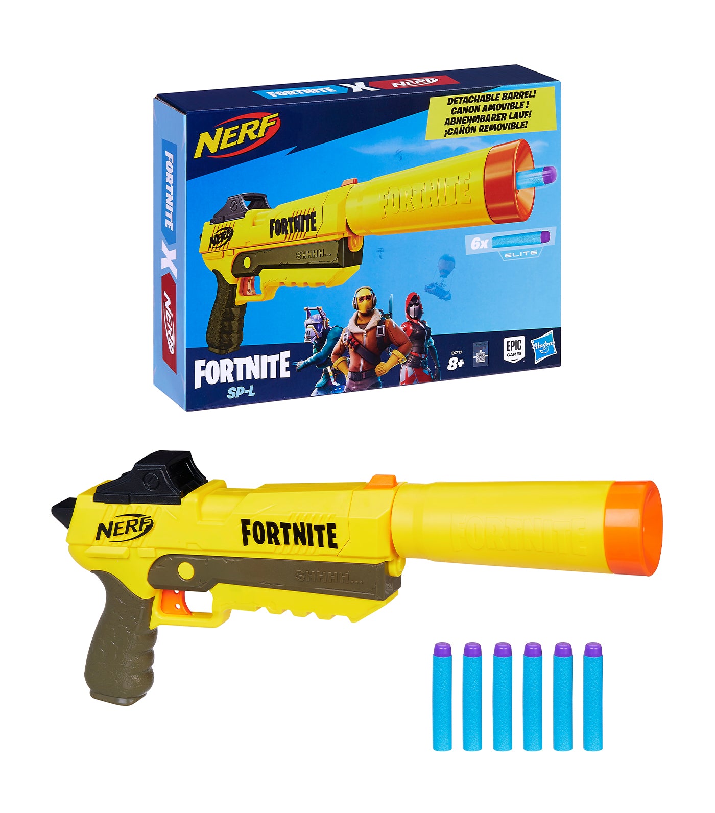 Pistolet Nerf SP-L – Fortnite – Virgin Megastore