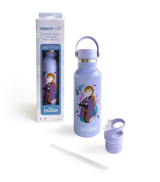 Disney Frozen Insulated Water Bottle - Anna Purple