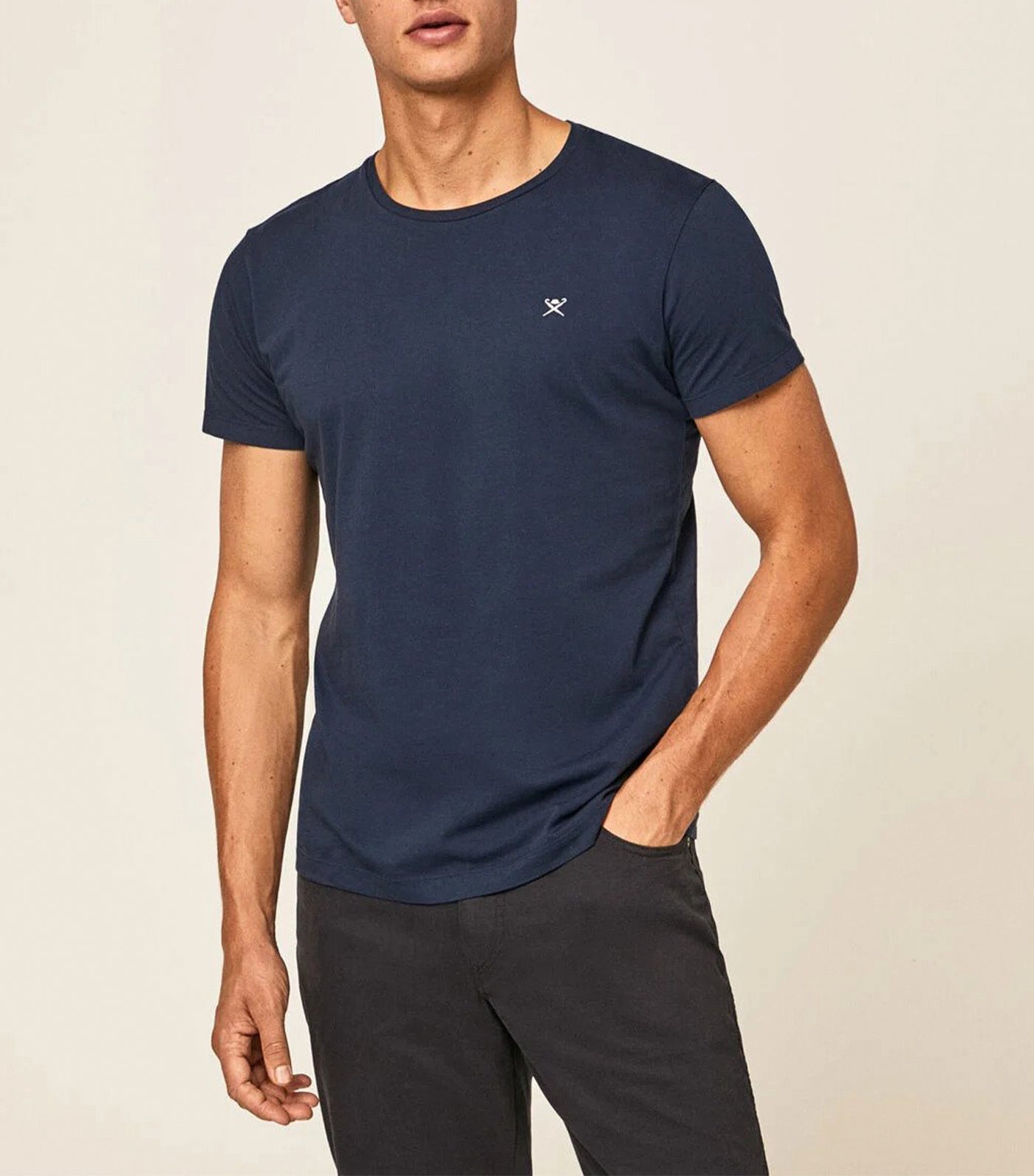 Cotton-Jersey T-Shirt Blue