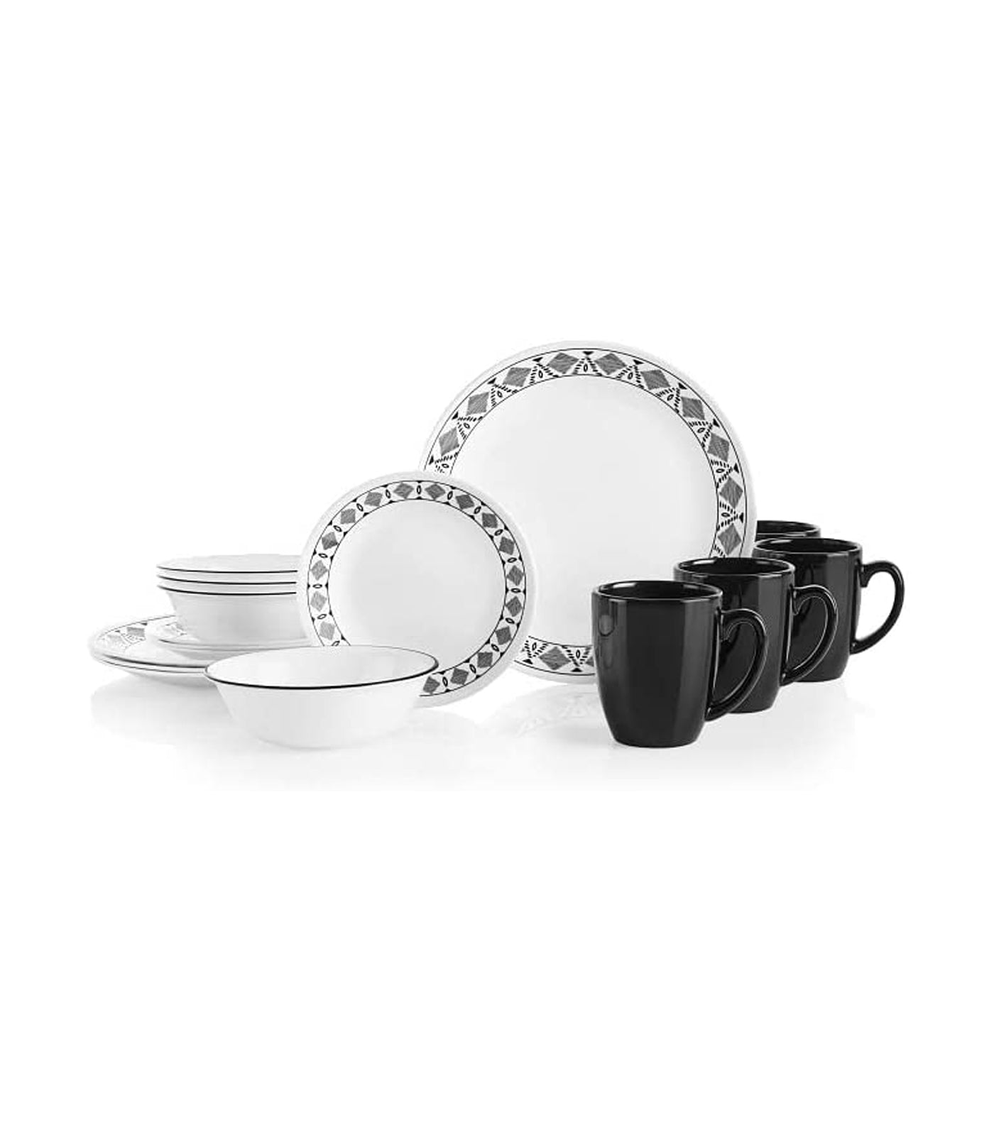 16 piece 2024 corelle dinnerware set