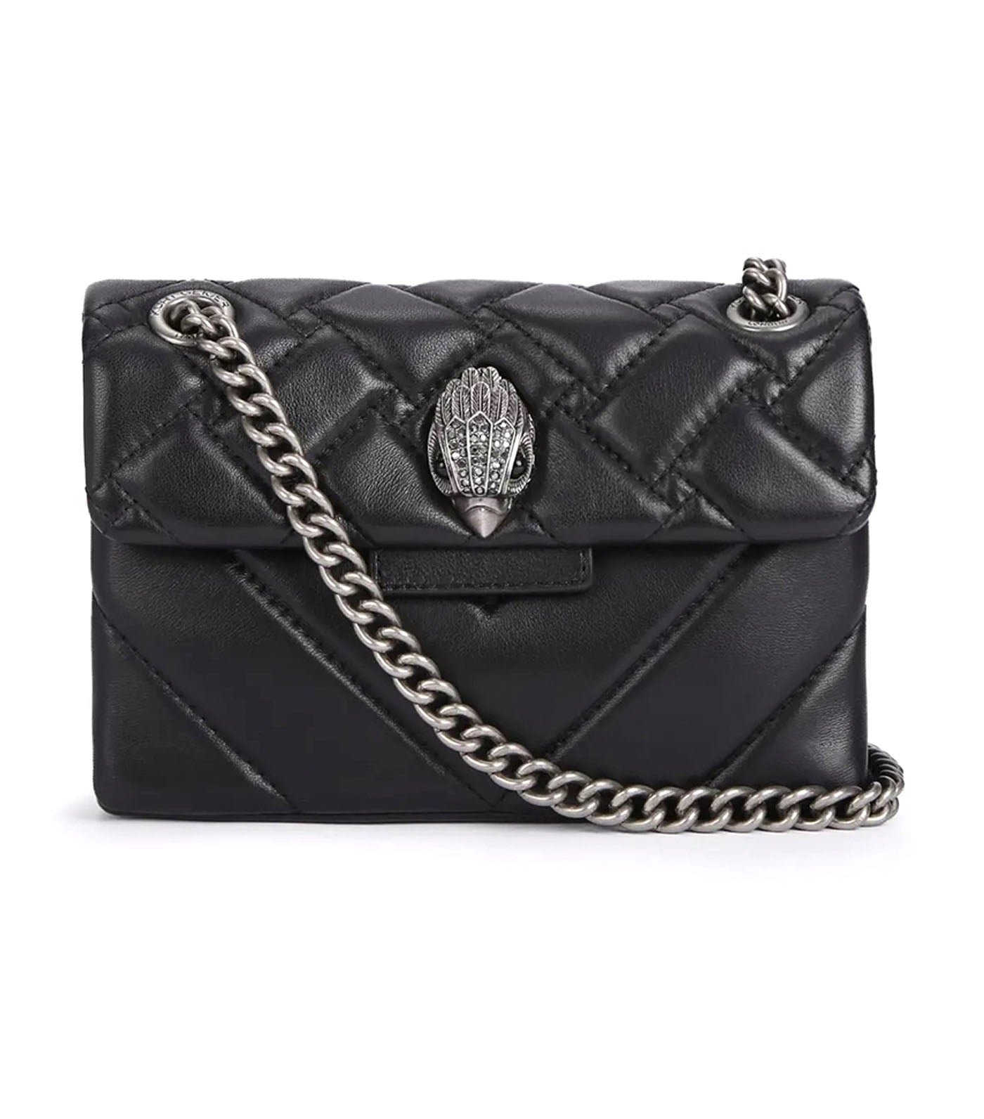 Leather Mini Kensington Bag Black