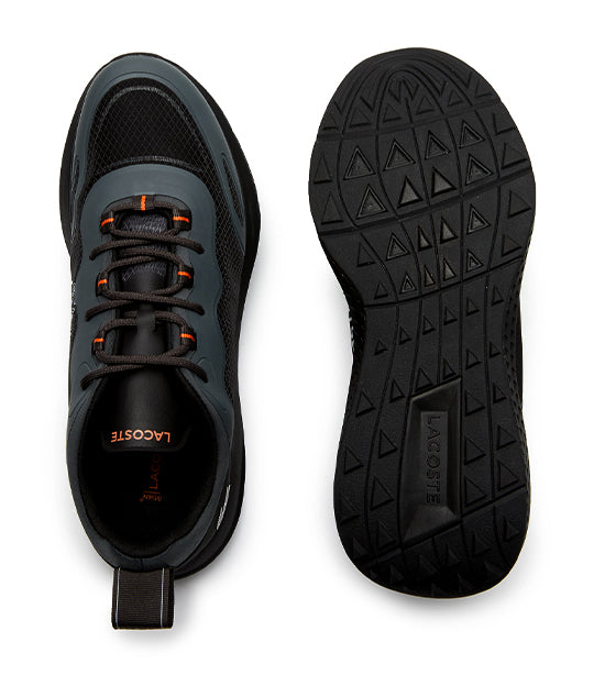 Men's Lacoste Active 4851 Textile Sneakers Black/Black