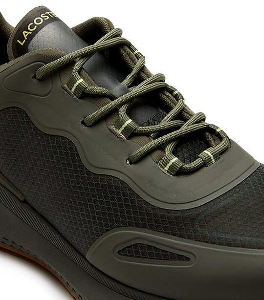 Men's Lacoste Active 4851 Textile Sneakers Dark Green/Dark Green