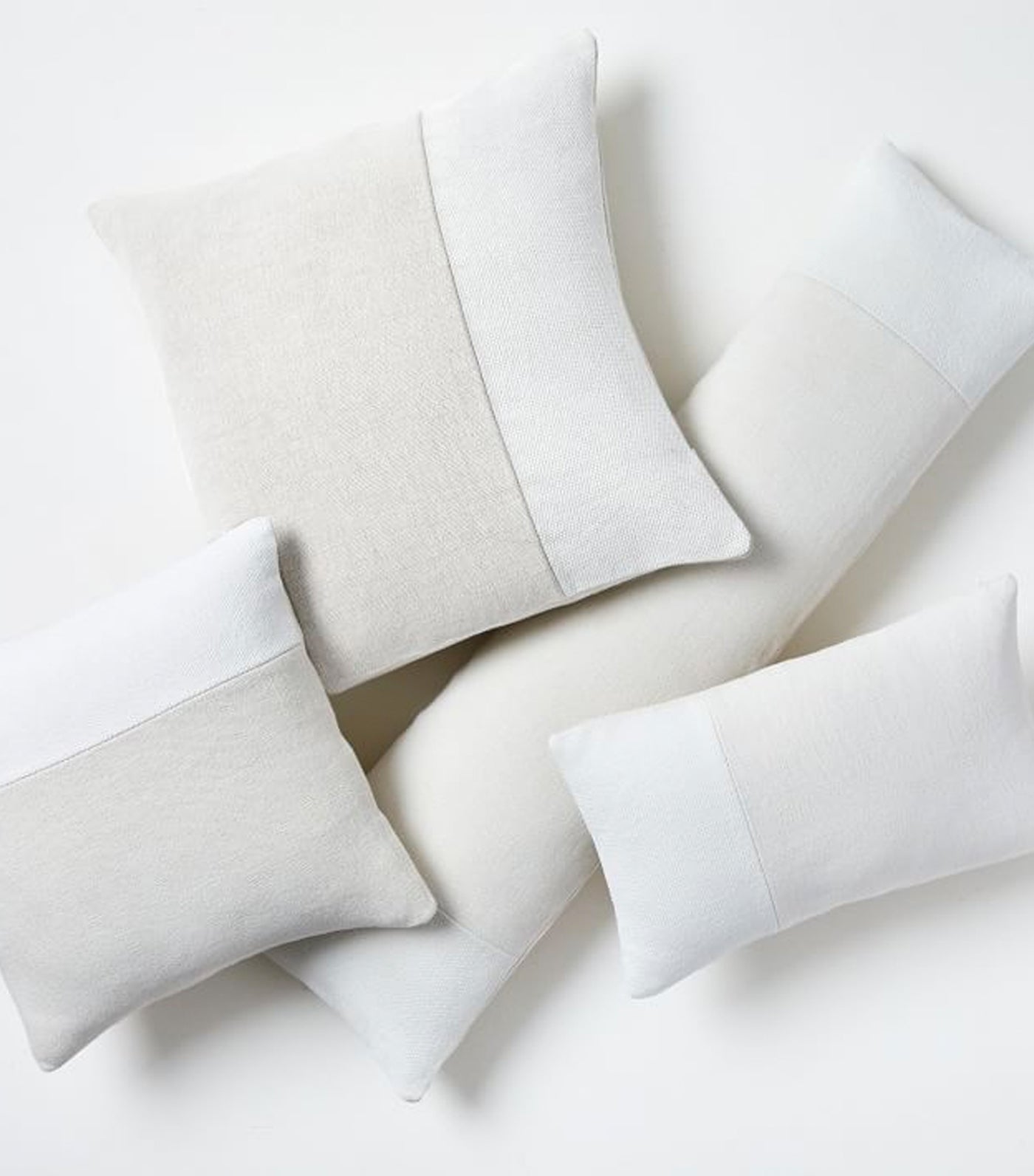 west elm Cotton Canvas Lumbar Pillow Cover - White