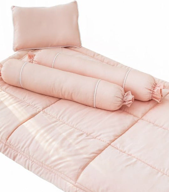 Organic Bamboo Lyocell Baby Comforter Set - Pink