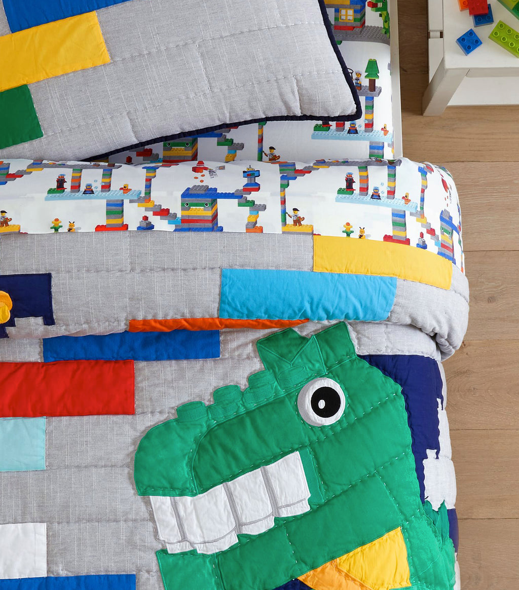 Pottery Barn Kids LEGO Maze Sheet Set Rustan's - Main Image