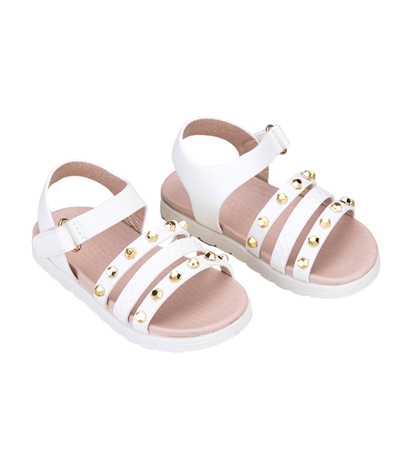 Betts Kids Sandals for Girls - White